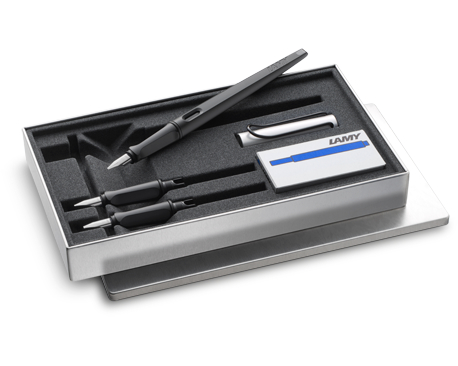 LAMY Schönschreibset 011 joy 1217713 3 Federstärke, 1 Patrone