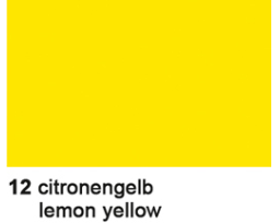 URSUS Seidenpapier 50x70cm 4652212 citronengelb 25 Bogen