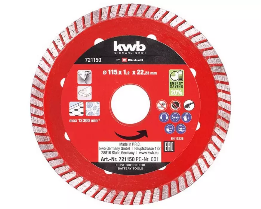 Einhell Trennscheibe Diamant dünn 115 x 1.4