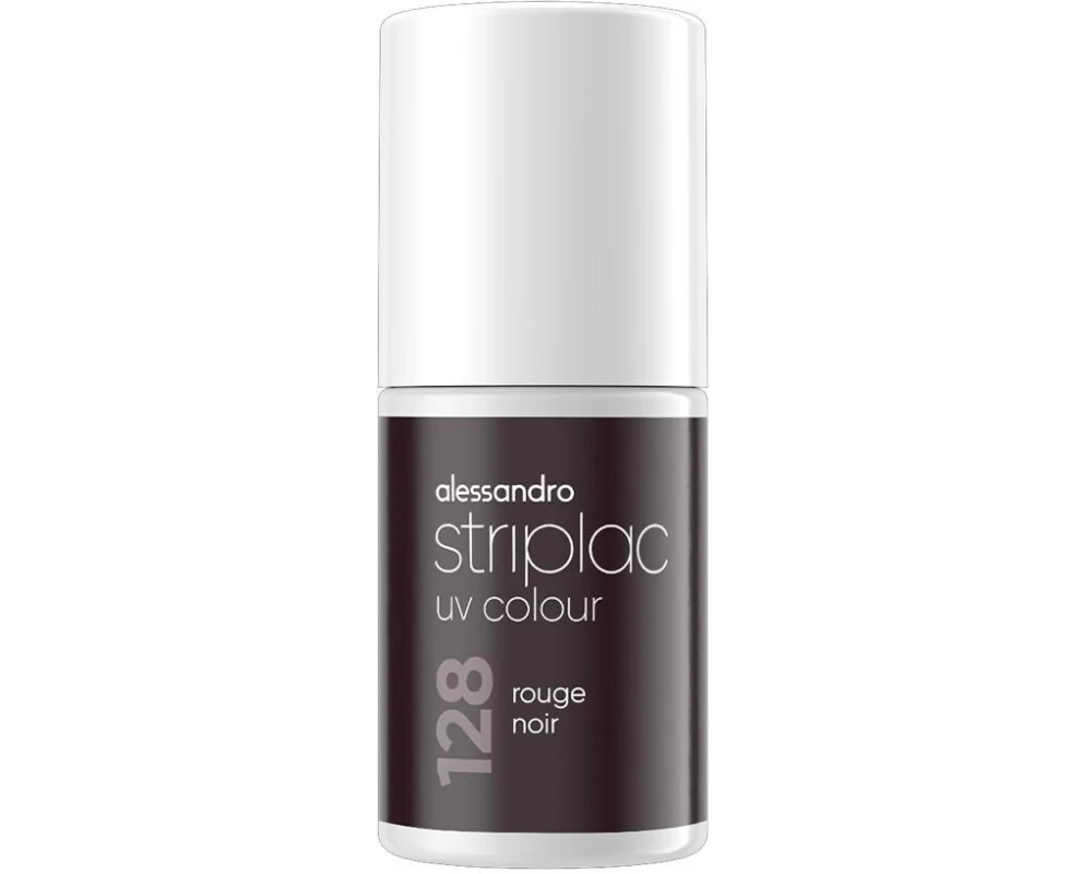 alessandro Nagellack Striplac UV Colour 128 Rouge Noir