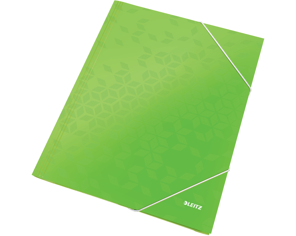 LEITZ Gummibandmappe WOW A4 39820054 grün