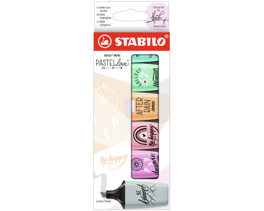 STABILO BOSS MINI Pastell 2.0 07/06-29 Etui 6 Stk.