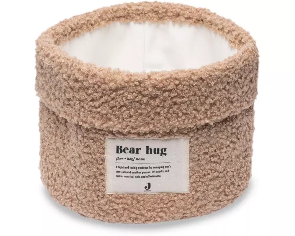 Jollein Pflegekörbchen Boucle Biscuit 14 x 18 cm