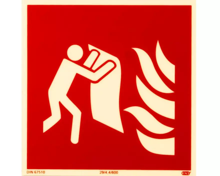 P.R.O. Löschdecke – Piktogramm 150 x 150 mm