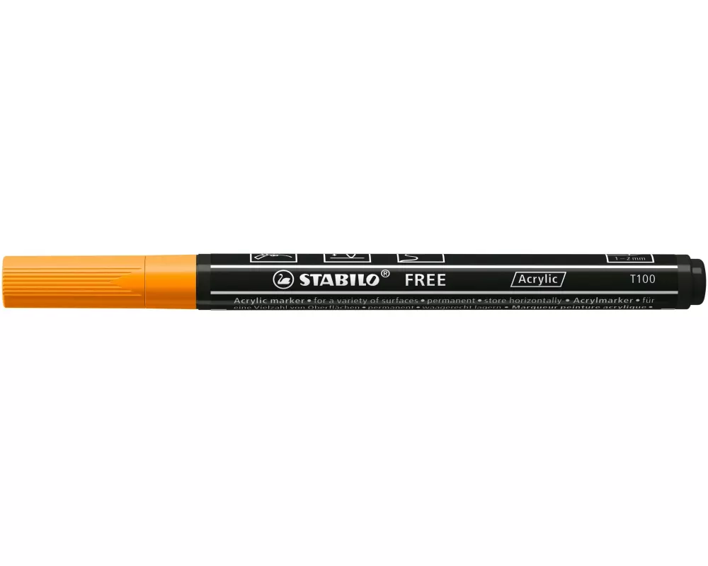 STABILO Acrylmarker Free Acrylic T100 Orange