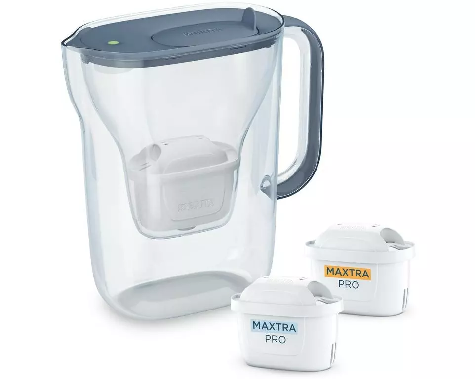 BRITA Tischwasserfilter Style Essential Steinblau