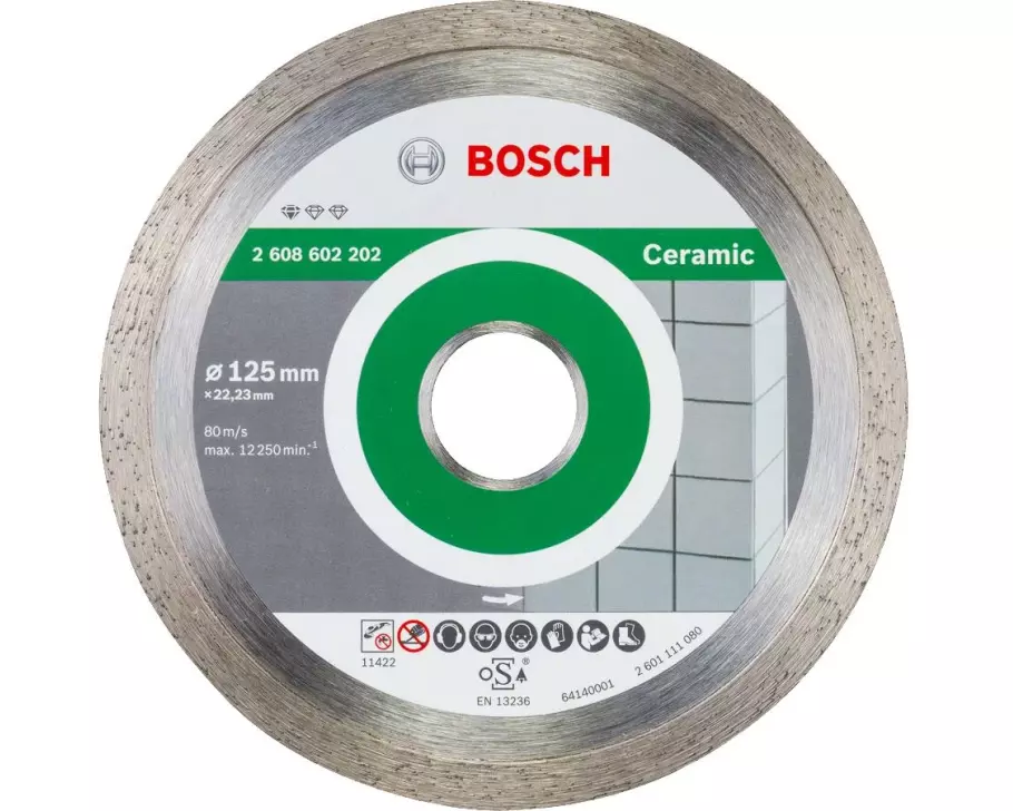 Bosch Professional Diamanttrennscheibe Standard for Ceramic Ø 125
