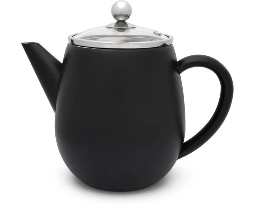 Bredemeijer Teekanne Duet Eva 1.1 Liter, Schwarz