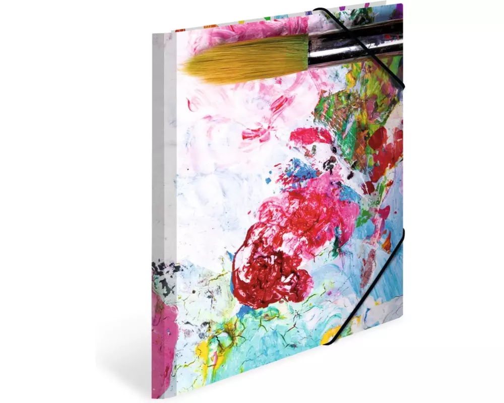 HERMA Gummibandmappe A4 Farben, Karton, mit Innendruck