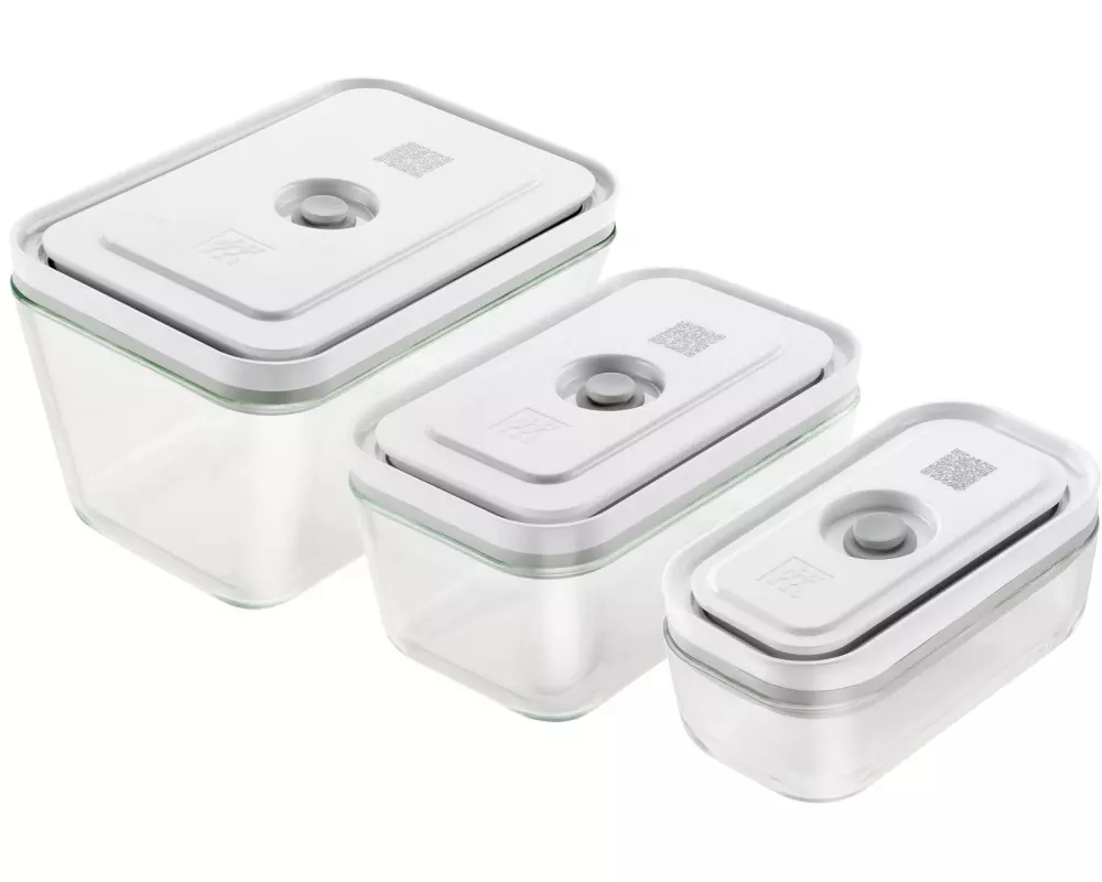 Zwilling Vakuumier-Behälter Fresh and Save 3-teilig, S,M,L Glas