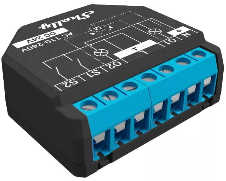 Shelly WLAN-Schaltaktor Shelly Plus 2PM WiFi-Switch