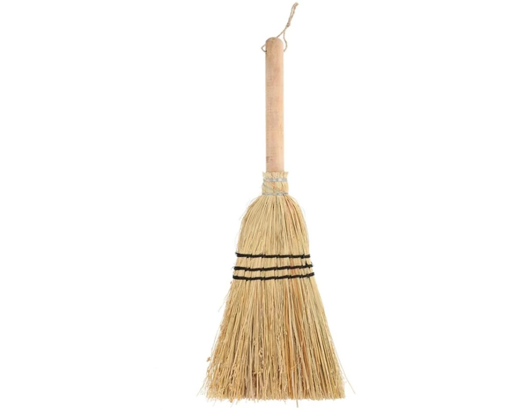 Esschert Design Handbesen Stroh Holz natur 21 x 48.2 cm