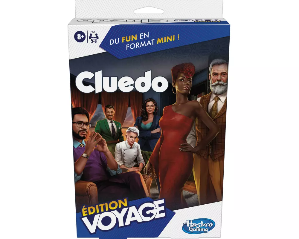 Hasbro Gaming Familienspiel Cluedo: Édition Voyage -FR-