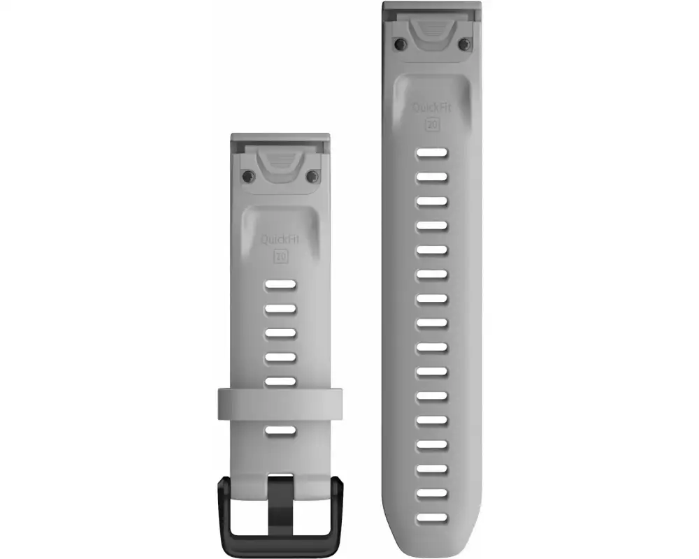 GARMIN Armband QuickFit, 20 mm Silikon/Grau