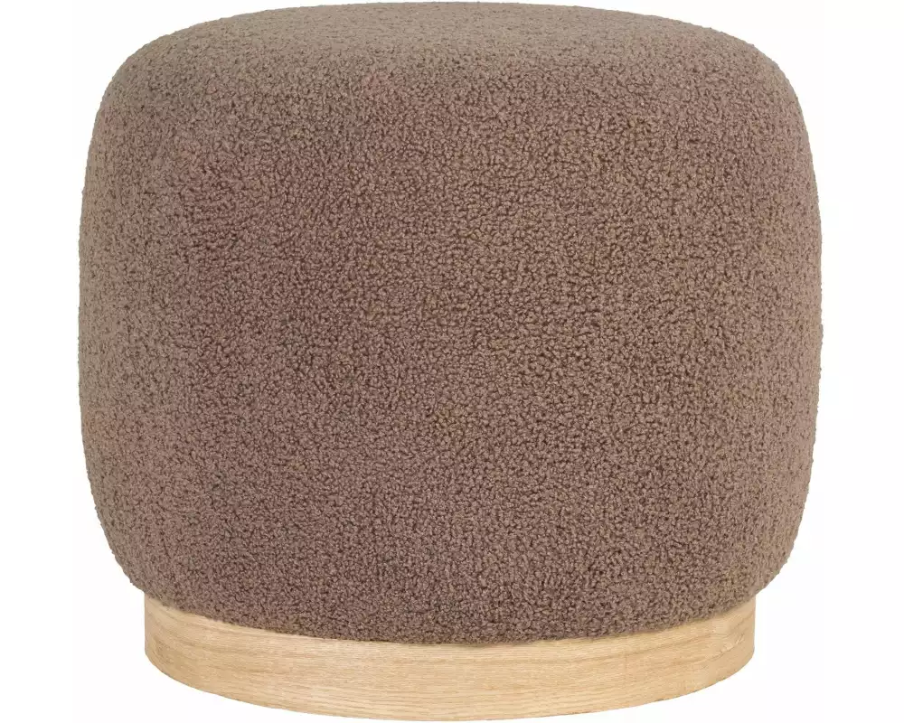 House Nordic Pouf Belfort Braun