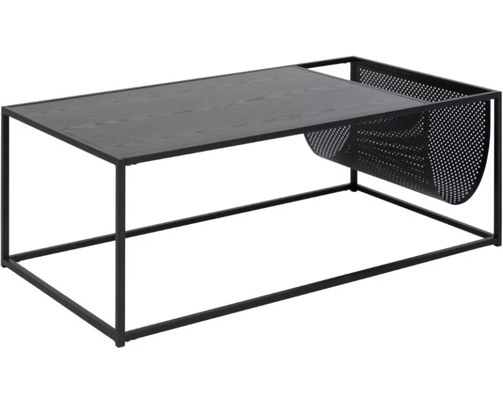 AC Design Couchtisch Seaford Schwarz, 110 x 60 x 40 cm