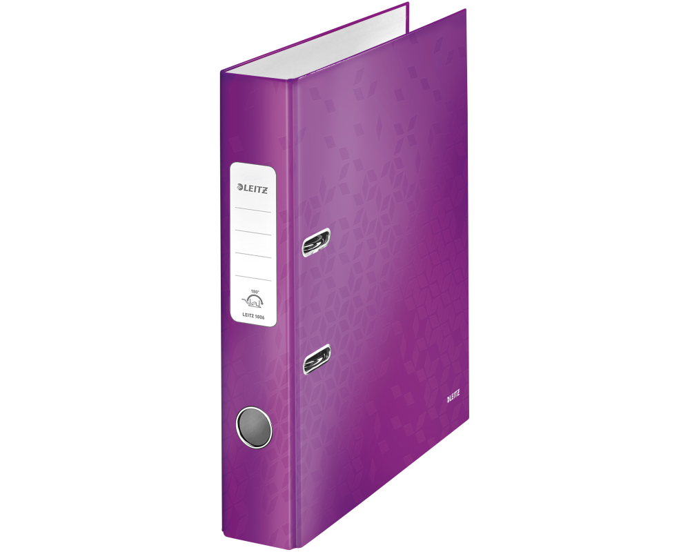 LEITZ Ordner WOW 180° 5.2cm 10060062 violett A4