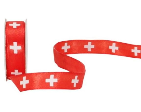 SPYK Band Cubino 15mm/4m 2060.1564 rot/weiss Helvetica