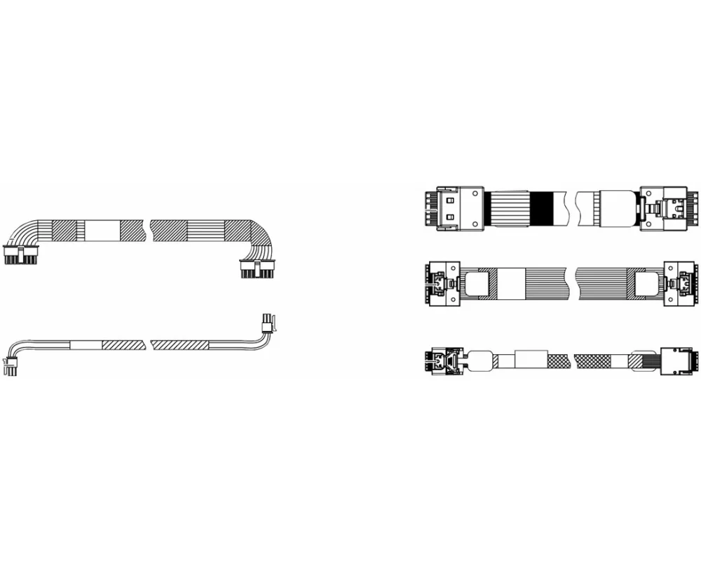 Lenovo ISG ThinkSystem Single CPU SR630 V2 Internal RAID Adapter Cable Kit