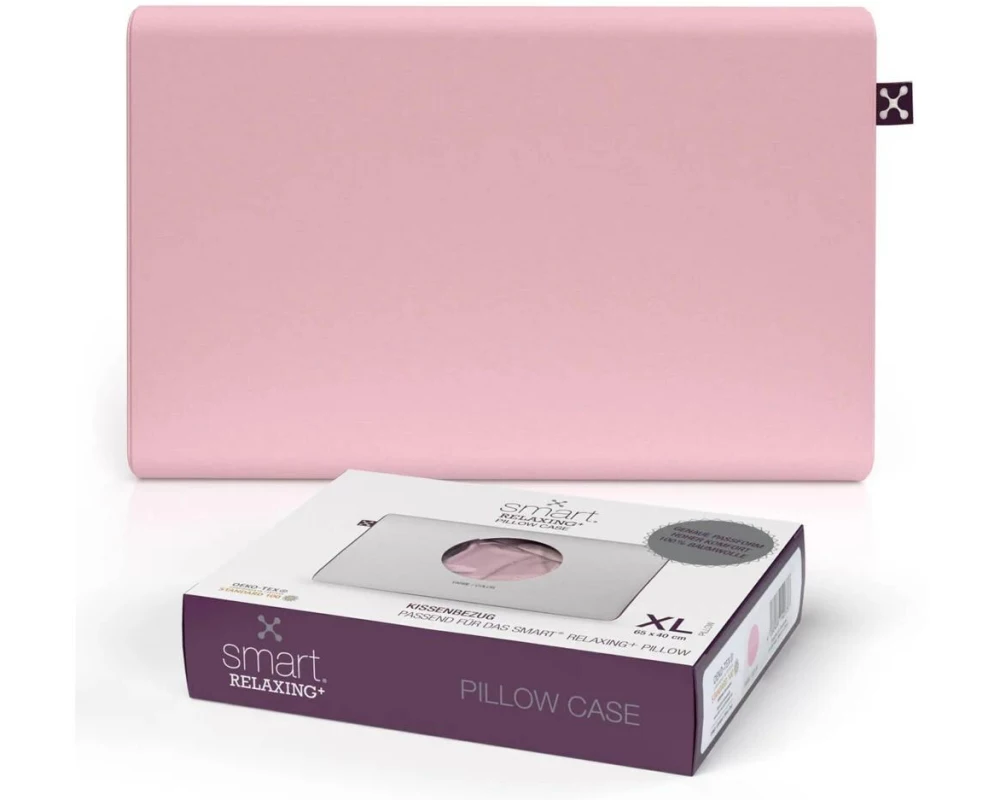 Smartsleep Kopfkissenbezug Relaxing+ 65 x 40 cm, Rosa