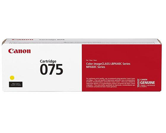 Canon 075 Y Original Laser Toner Cartridge