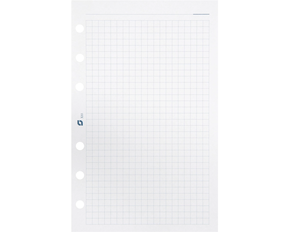 SUCCES Agenda Senior Notizpapier 84500500U kariert weiss 9.5x15cm