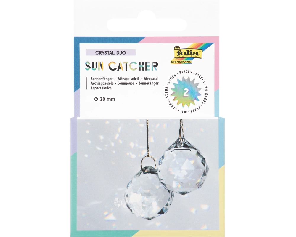 FOLIA Sun Catcher Crystal Duo 23839 2 Kristalle