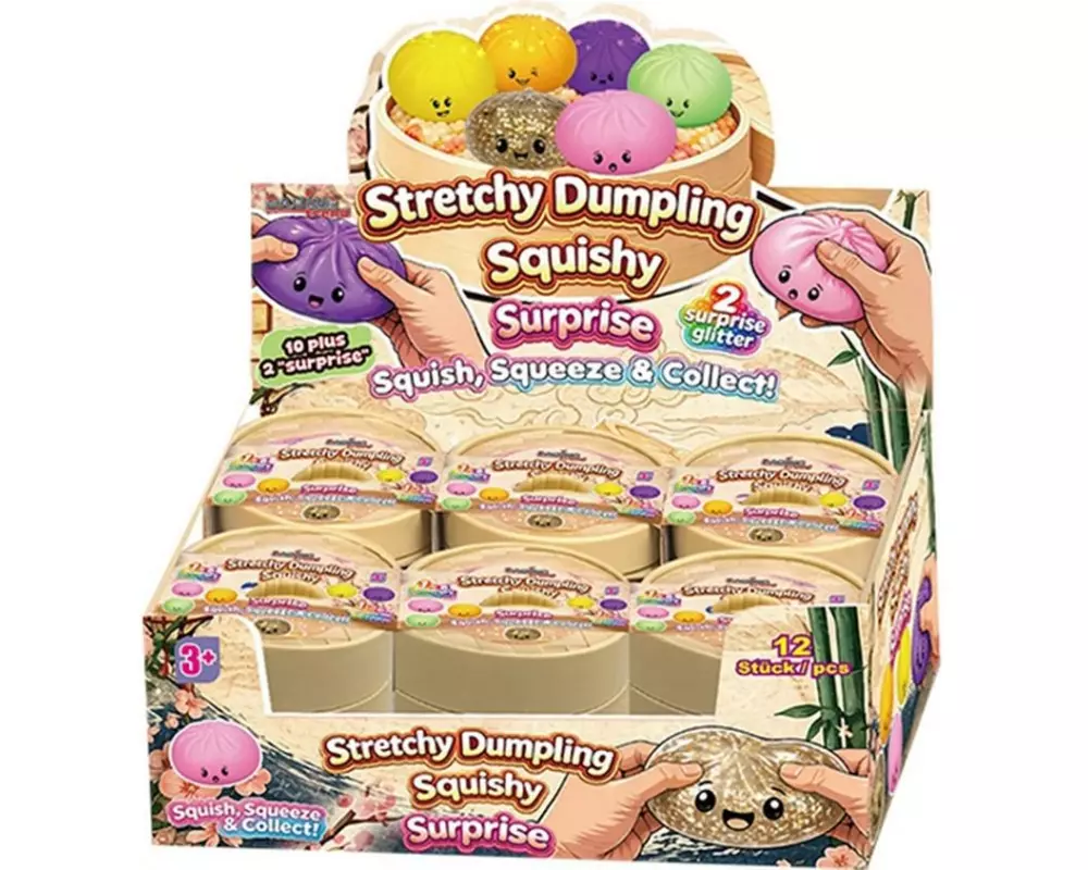 Sombo Dumpling Squishy, 10 cm, 6-fach assortiert