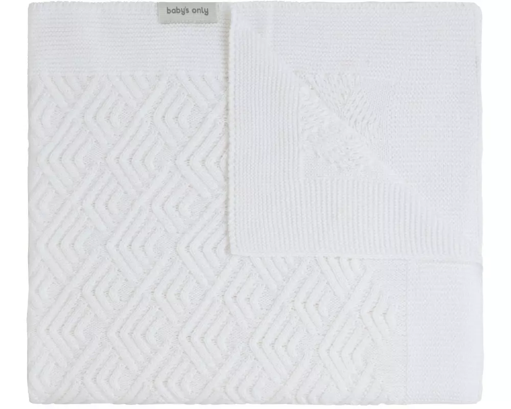 baby's only Babydecke Sierra Wollweiss