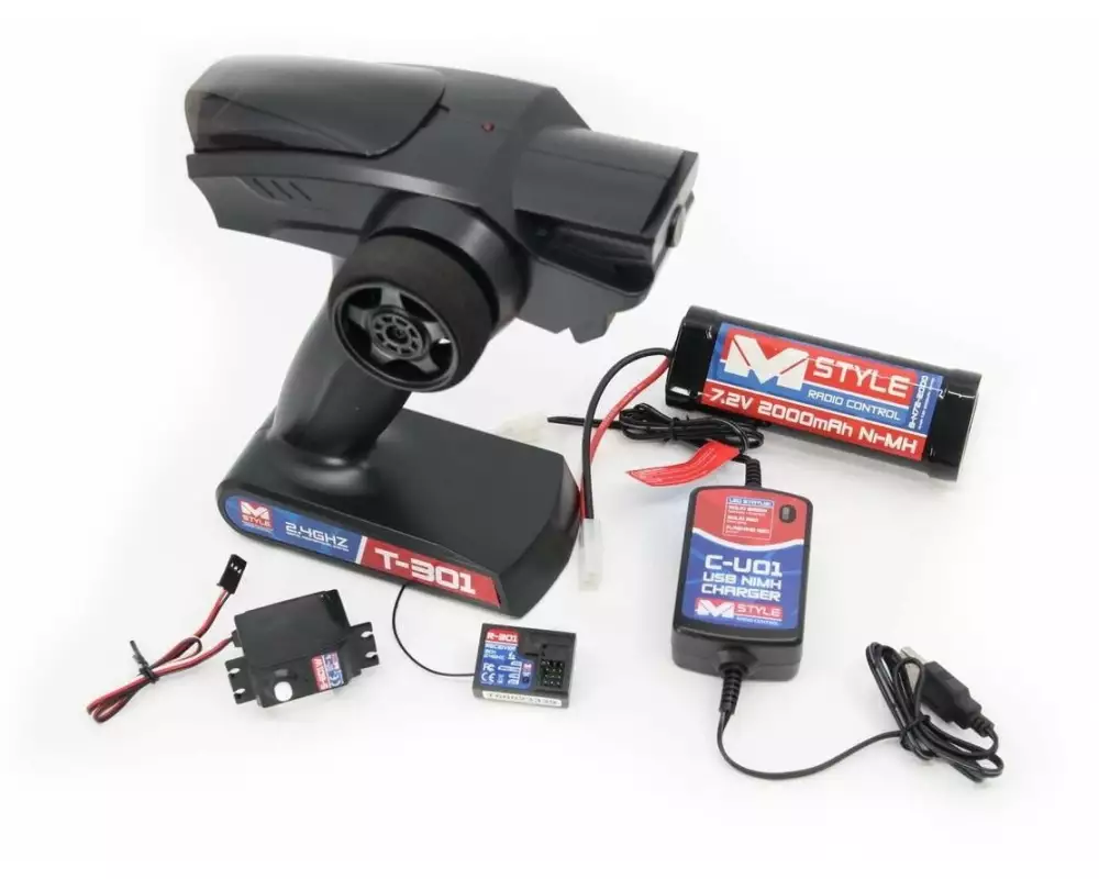 Carisma RC Starter Kit MStyle M-001 2.4 GHz für Fahrzeuge