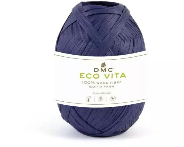 DMC Stoffgarn Eco Vita Raffia 50 g, Indigo