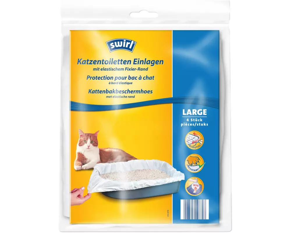 Swirl Katzentoilettenbeutel L, 4 Stück