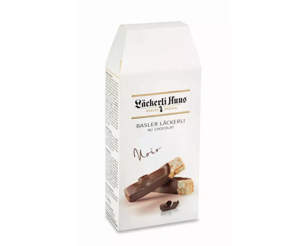 Läckerli Huus Läckerli au chocolat noir au chocolat noir 120 g