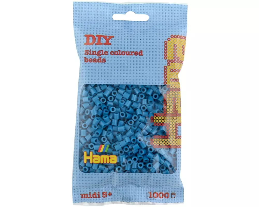 Hama Bügelperlen Midi Petrol, 1000 Stück