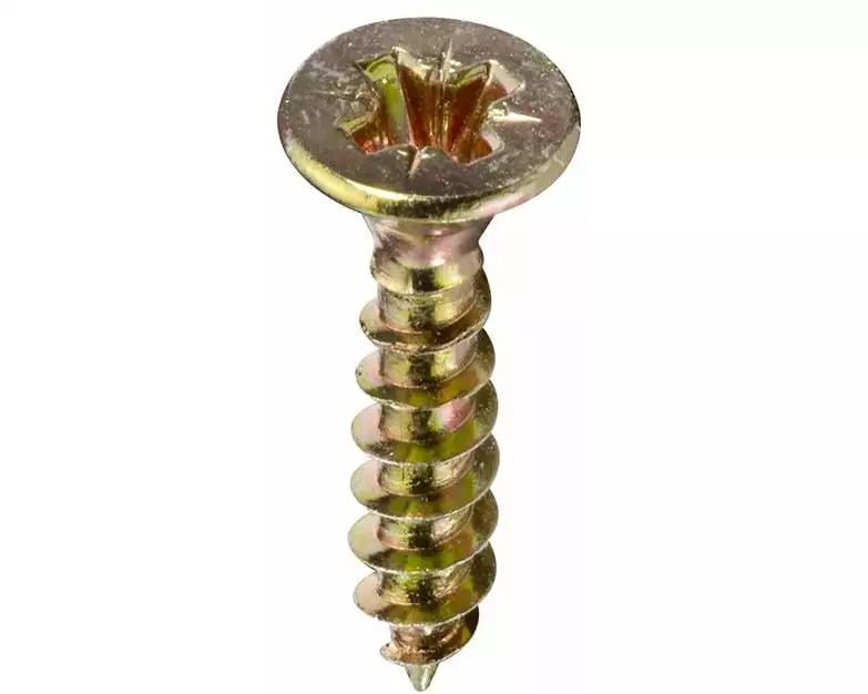 FTM Spanplattenschrauben Senkkopf 3 x 12 mm Stahl, 30 Stück