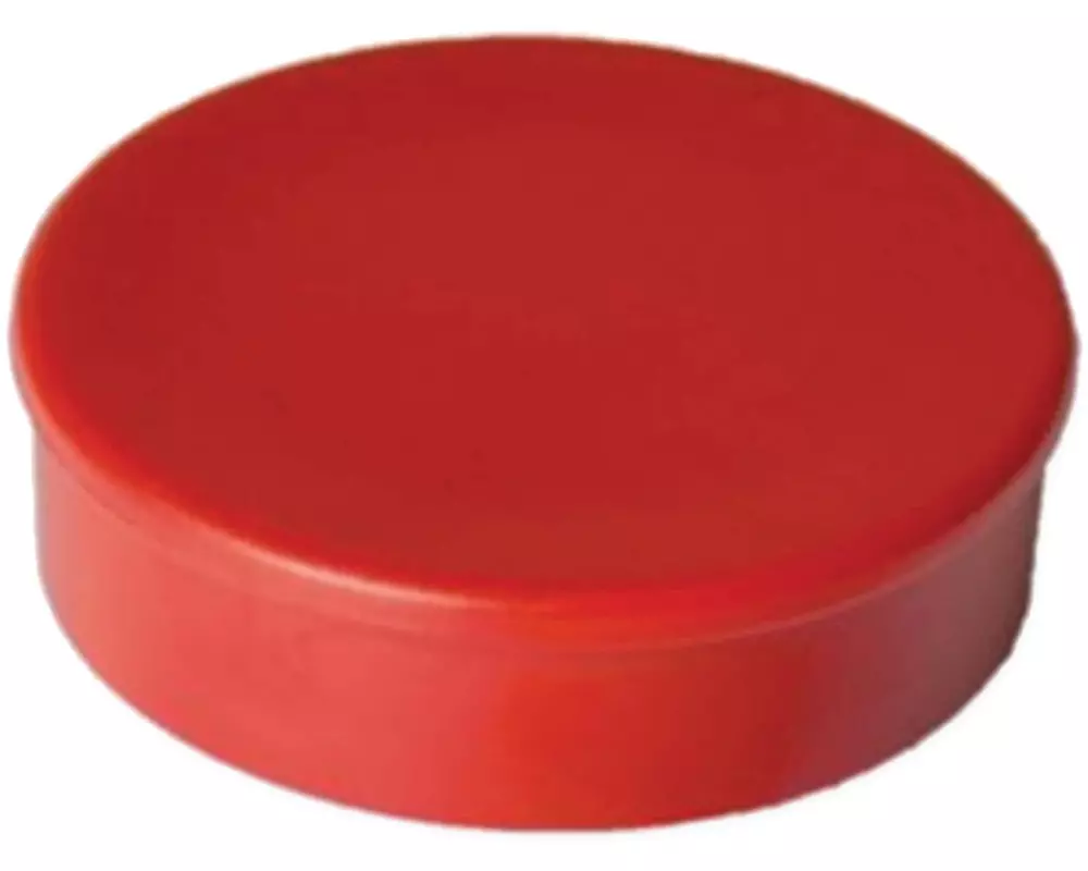 Berec Superhaftmagnet Ø 30 mm, 10 Stück, Rot
