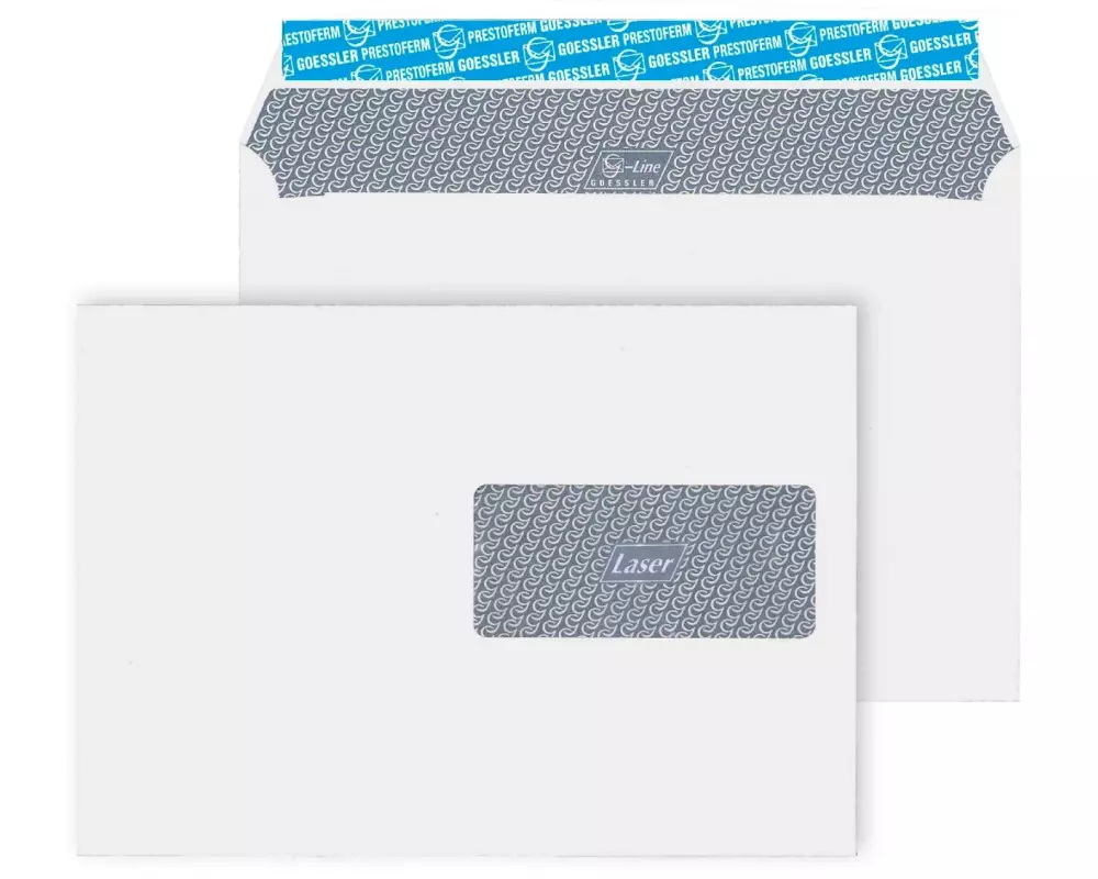 Goessler Couvert mit Fenster G-Line Laser C5, Rechts, 500 Stück