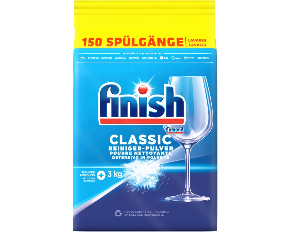FINISH Reiniger-Pulver 3kg 3251438 Classic