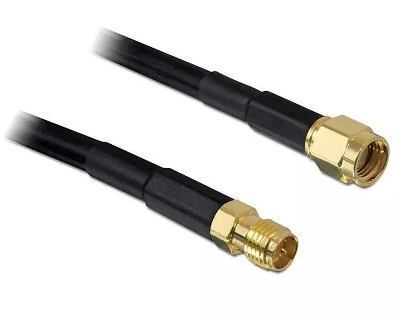 Delock Antennenkabel RP-SMA zu RP-SMA, 10 m