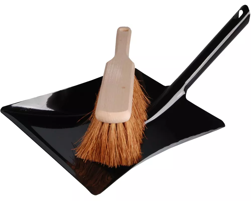 Edi Baur Kehrgarnitur Handwerker Hellbraun/Schwarz