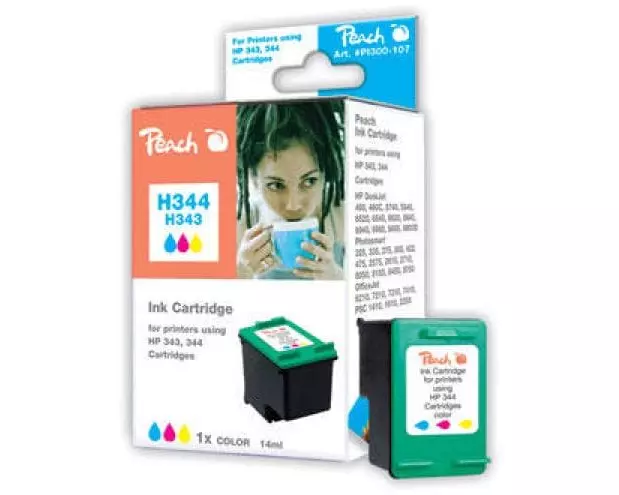 Peach Tintenset HP Nr. 344 (C9363E) C, M, Y