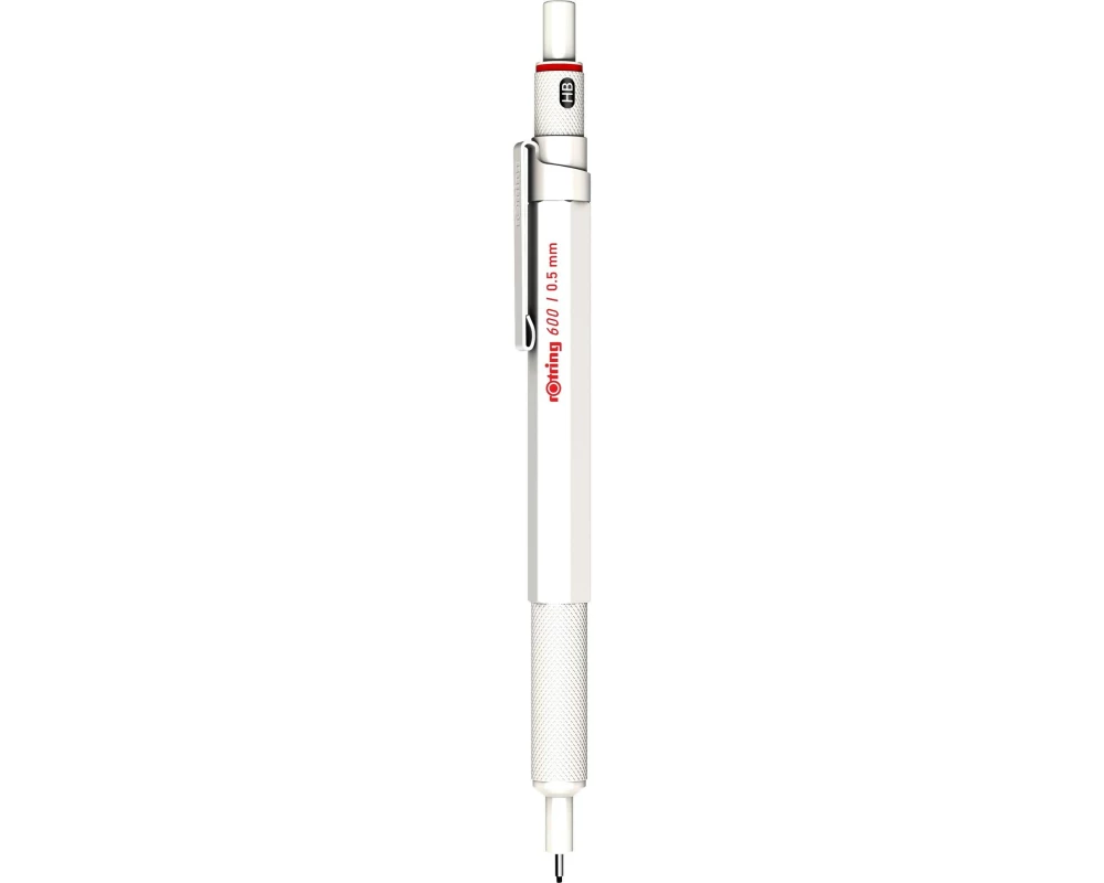 Rotring Minenbleistift 600 0.5 Metallic Weiss