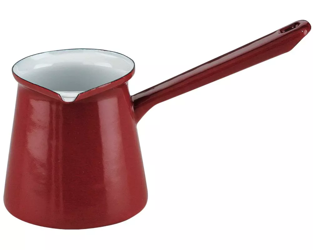 Ibili Türkische Kaffeekanne Bordeaux 0.35 Liter 0.35 l, Weiss