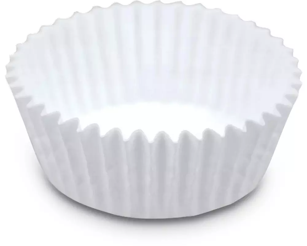 Städter Muffin Backform Mini 200 Stück, ø 3/4 cm, Weiss