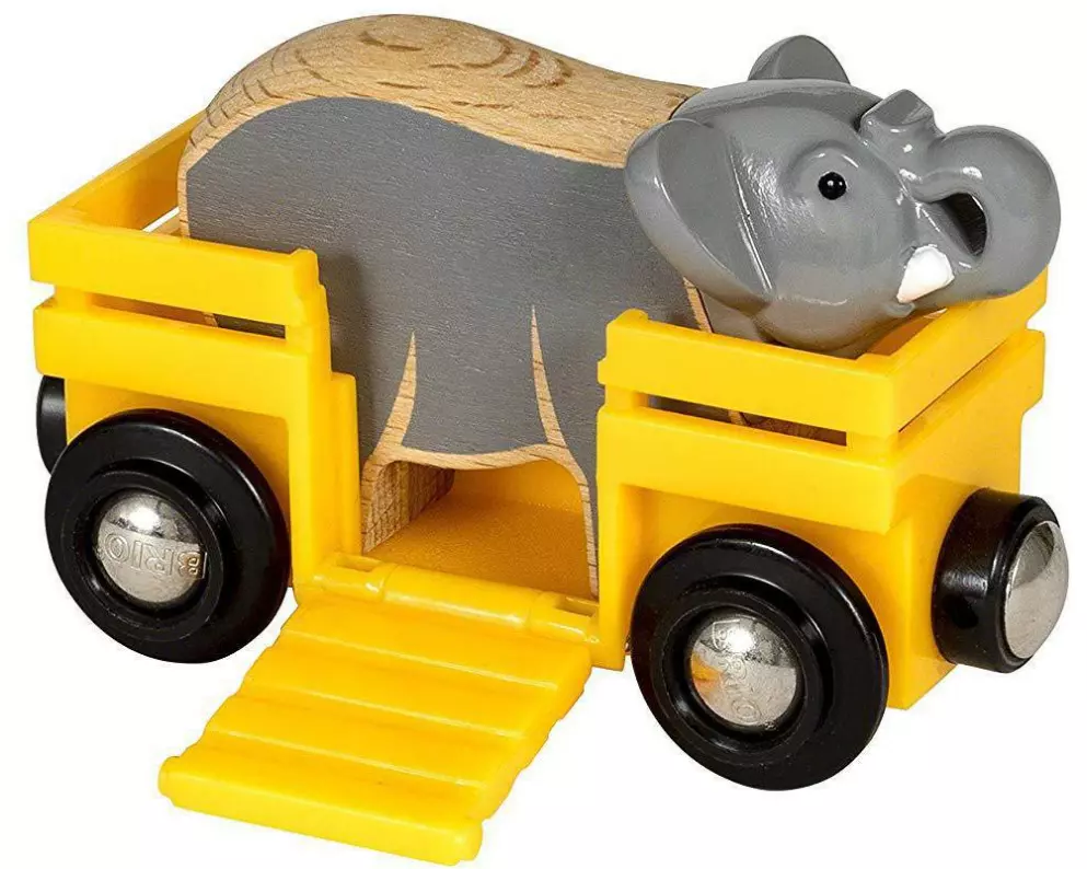 BRIO Eisenbahn Tierwaggon Elefant
