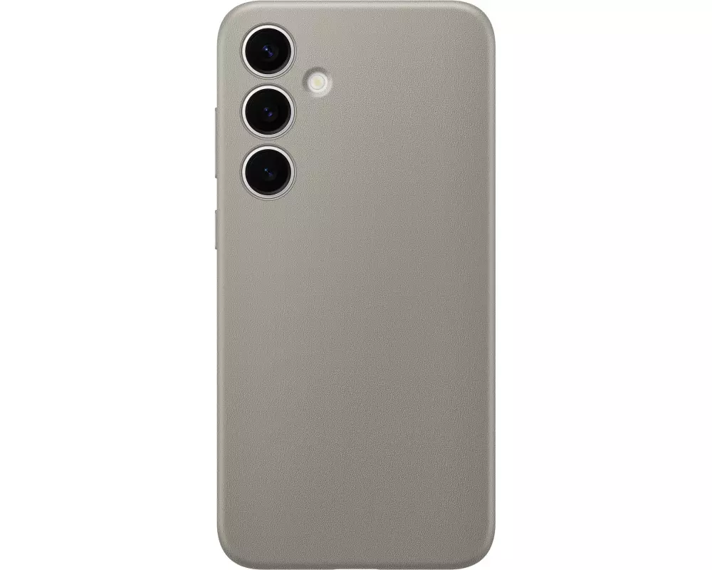 Samsung Back Cover Vegan Leather Galaxy S24+ Taupe