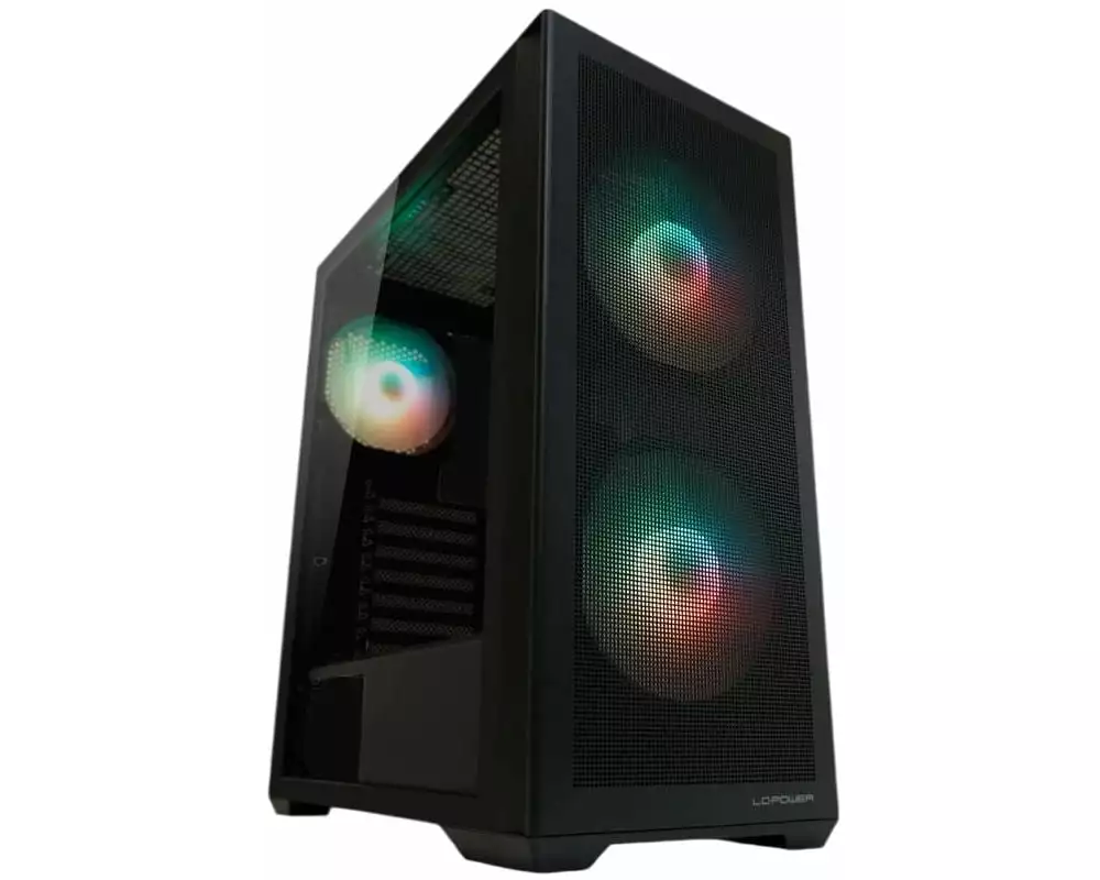 LC-Power PC-Gehäuse Gaming 717B – Meshwork_L Dark