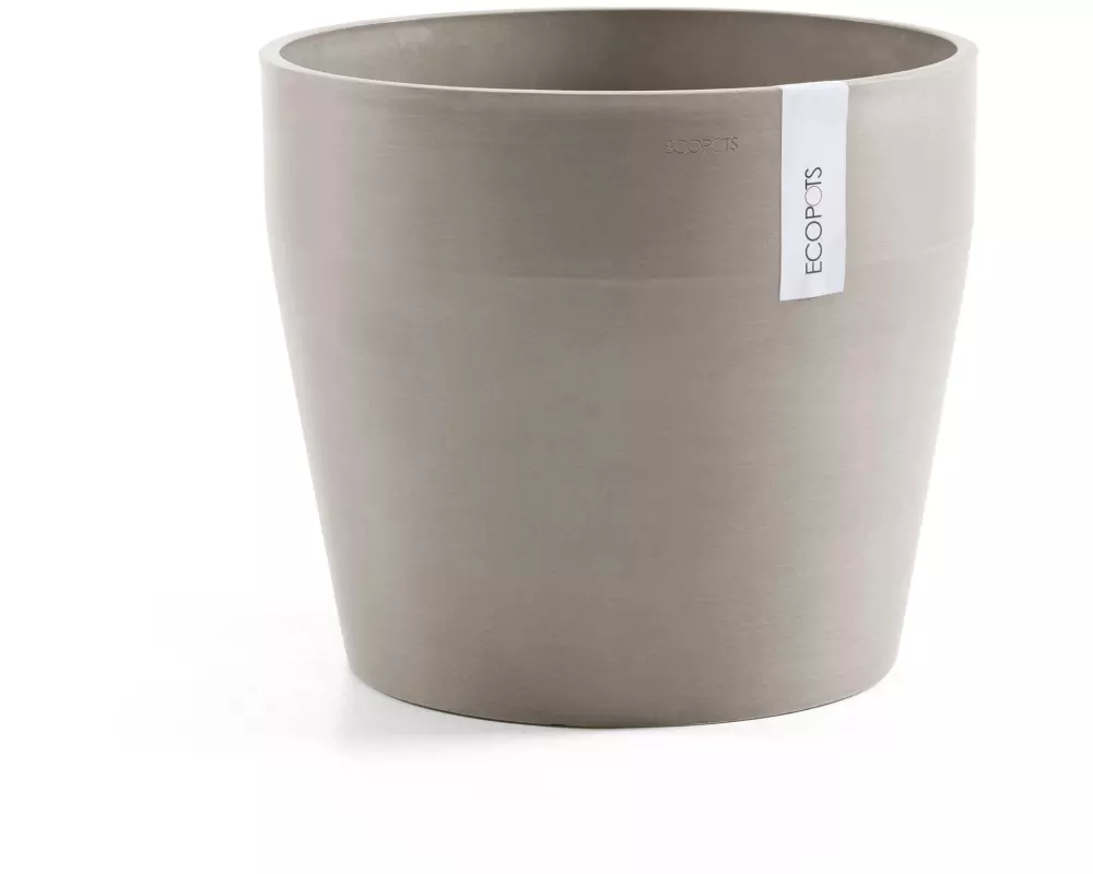 Ecopots Blumentopf Sankara Ø 40 cm Taupe