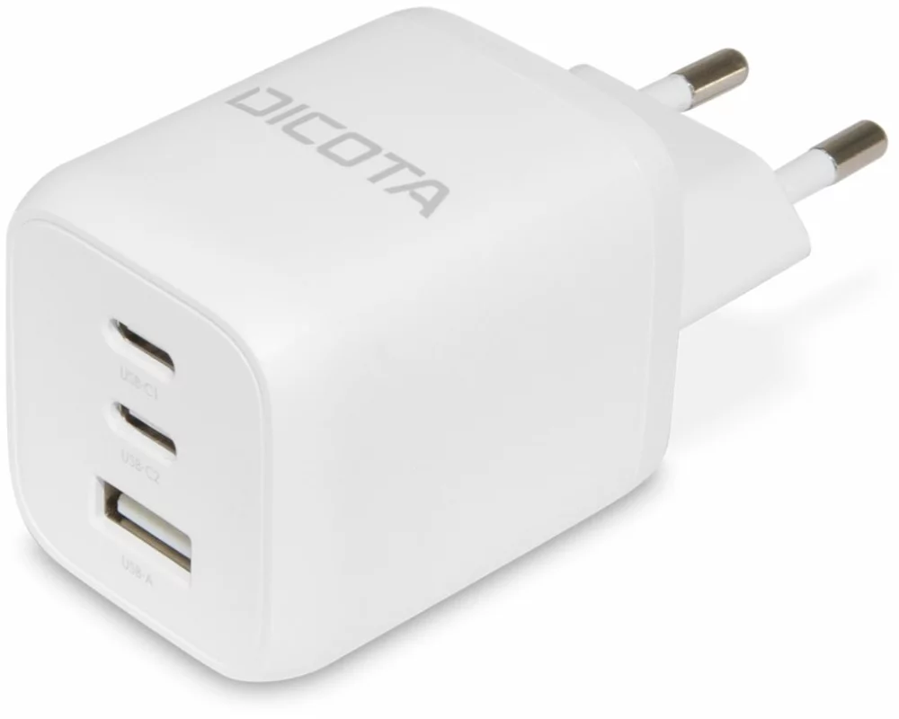 DICOTA USB-Wandladegerät 3Port GaN 65 W