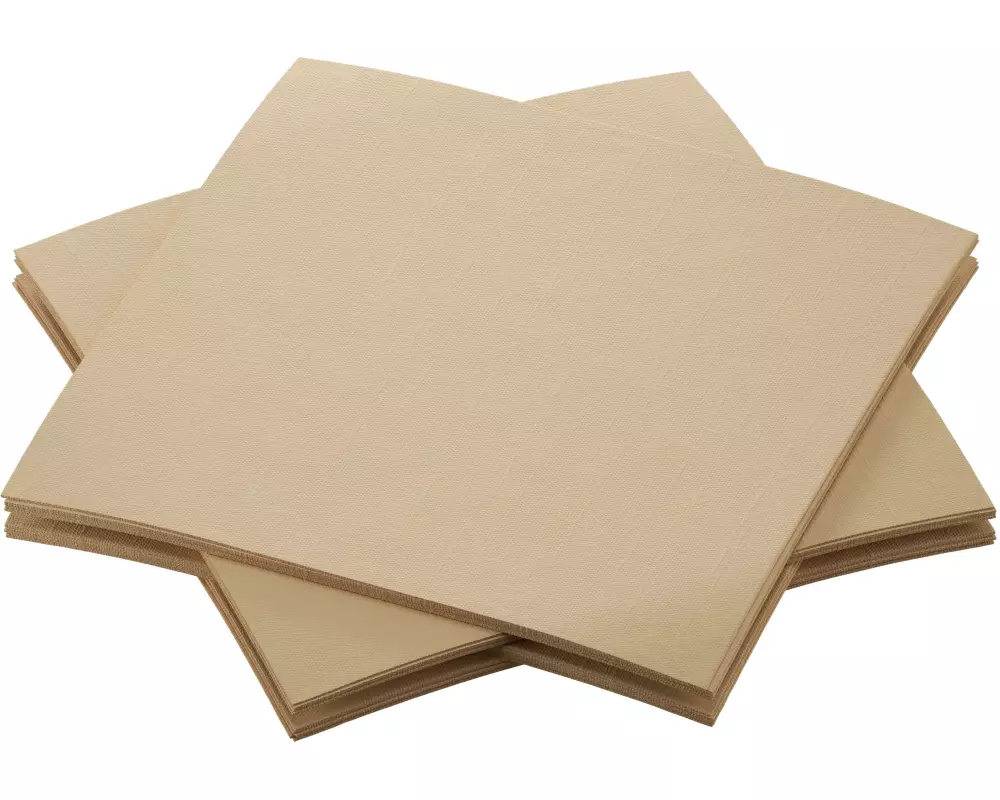 Duni Cocktailservietten 20 cm x 20 cm, 180 Stück, Nature